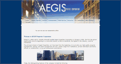 Desktop Screenshot of aegisproperties.com